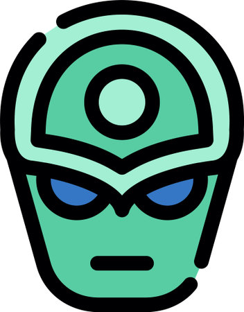 Alien Creative Icon Designのイラスト素材