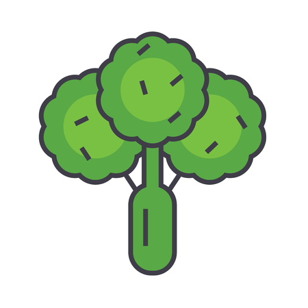 Broccoli icon.のイラスト素材