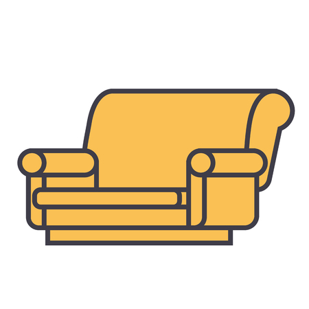 Sofa concept.のイラスト素材