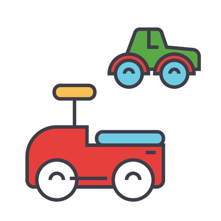 Toys cars concept.のイラスト素材
