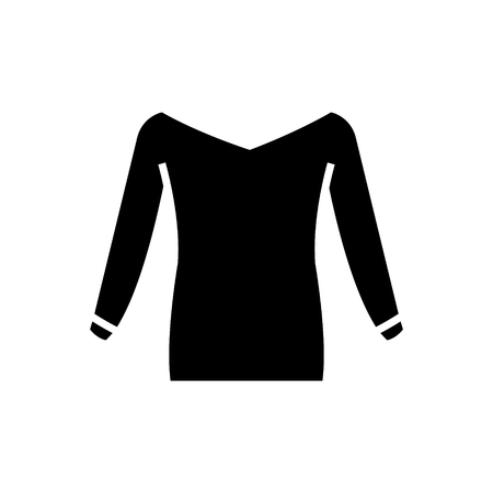 Blouse icon, illustration, vector sign on isolated backgroundのイラスト素材