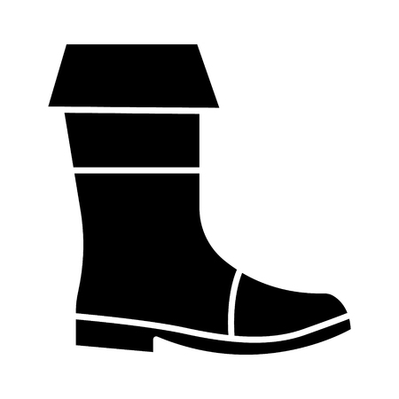 Boots fishing icon, illustration, vector sign on isolated backgroundのイラスト素材