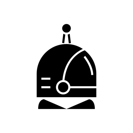 Spaceman head iconのイラスト素材