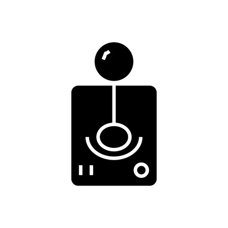 game controler icon, illustration, vector sign on isolated backgroundのイラスト素材