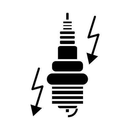 ignition - automobile icon, illustration, vector sign on isolated backgroundのイラスト素材