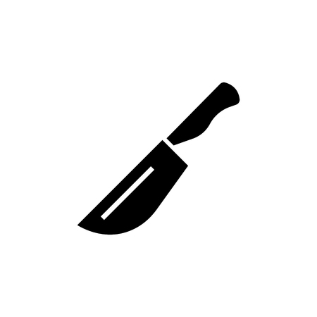 knife kitchen icon, illustration, vector sign on isolated backgroundのイラスト素材
