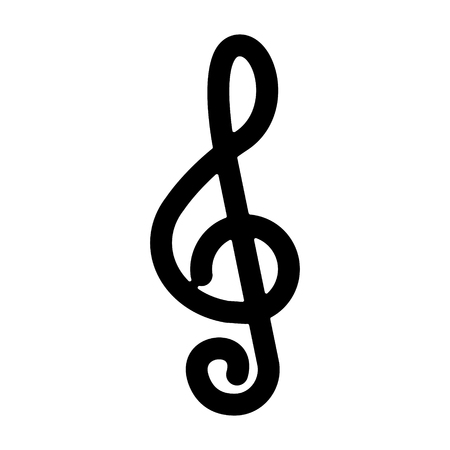 music note 2 icon, illustration, vector sign on isolated backgroundのイラスト素材