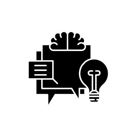 Hr metric black icon, concept vector sign on isolated background. Hr metric illustration, symbolのイラスト素材