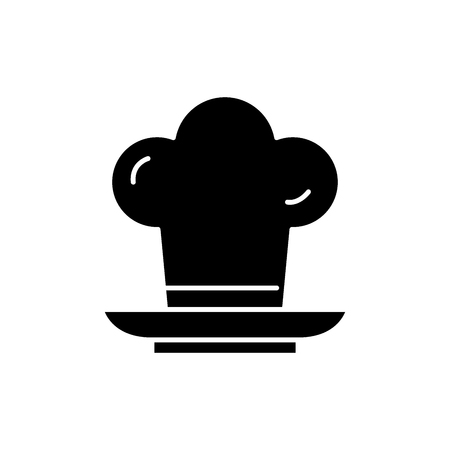 Cooker black icon, concept vector sign on isolated background. Cooker illustration, symbolのイラスト素材