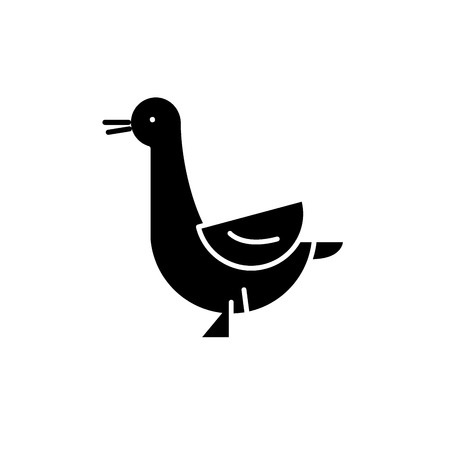 Gus black icon, concept vector sign on isolated background. Gus illustration, symbolのイラスト素材