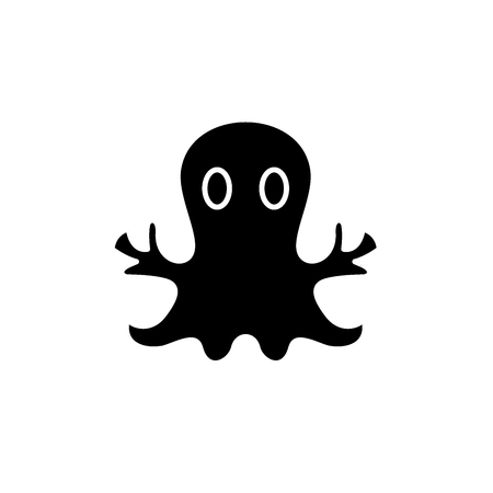 Mystery cast black icon, concept vector sign on isolated background. Mystery cast illustration, symbolのイラスト素材