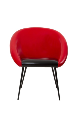 Modern chair on white backgroundの写真素材