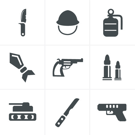 military iconsのイラスト素材