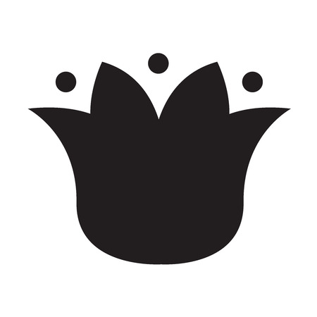 Flowers icon designのイラスト素材