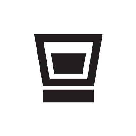 alcohol beverage iconsのイラスト素材