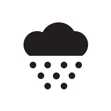 cloud rain iconのイラスト素材