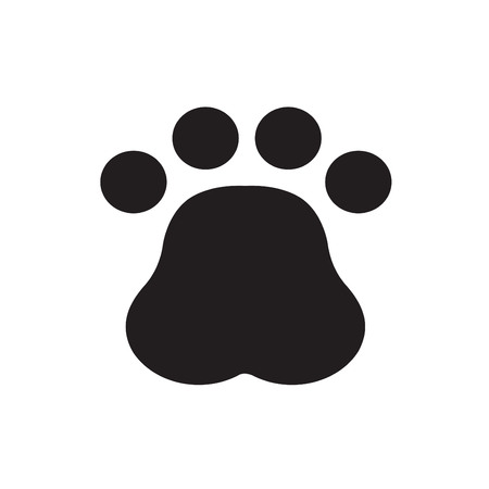Paw Print. Vectorのイラスト素材