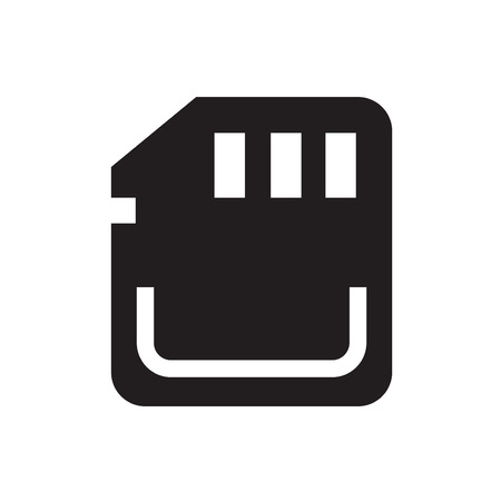 Vector Icon SD cardのイラスト素材
