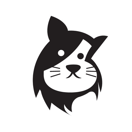 head of catのイラスト素材
