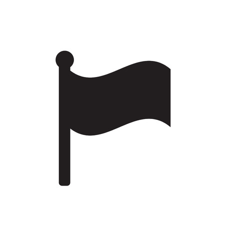 Waving Flag Icons for Banners, Presentations, Web Pages. Vector illustration.のイラスト素材