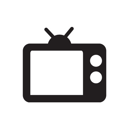 TV vector iconのイラスト素材