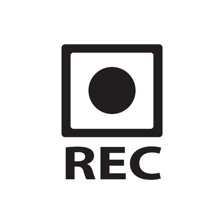 record button iconのイラスト素材