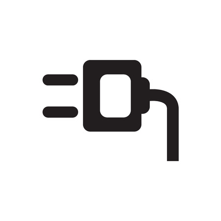 Electric plug iconのイラスト素材