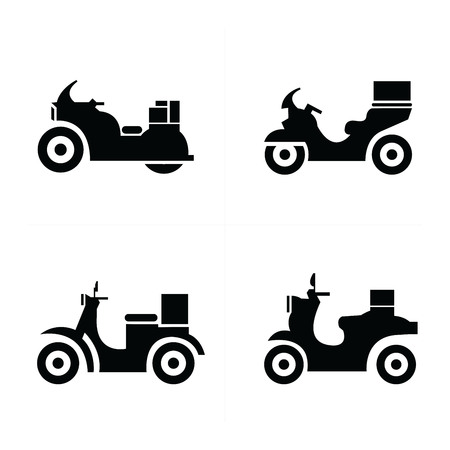 motorcycle  Iconsのイラスト素材