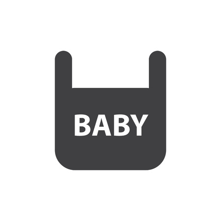 apron baby icon symbolのイラスト素材