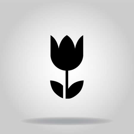 Logo or symbol of nature icon with twotone blue color styleのイラスト素材