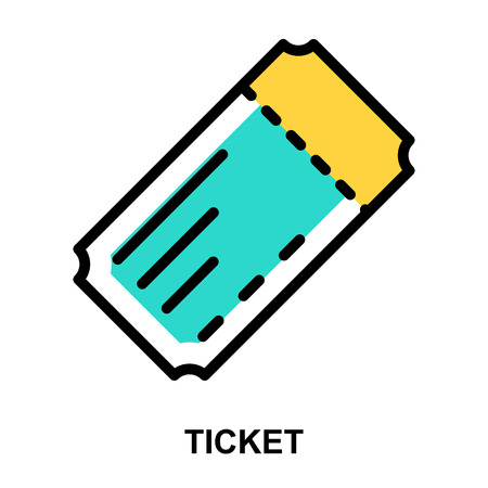 Ticket icon.のイラスト素材