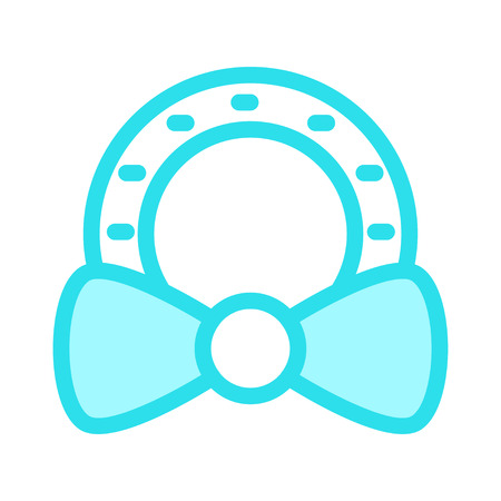 Bow Vector illustration isolated on white background.のイラスト素材