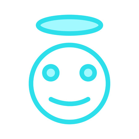 Halo icon illustration.のイラスト素材