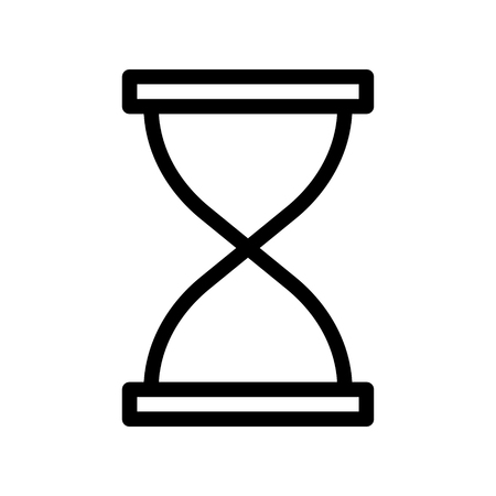 sand bottle  line icon