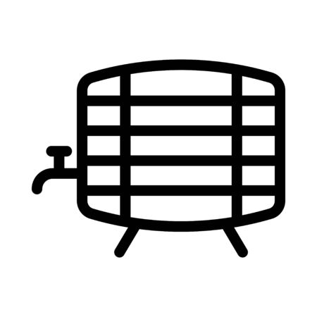 water barrel iconのイラスト素材