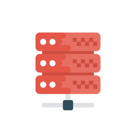 database icon for website design and desktop envelopment, development. Premium pack.