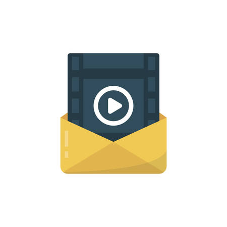message icon for website design and desktop envelopment, development. Premium pack.のイラスト素材