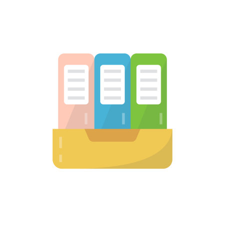 files icon for website design and desktop envelopment, development. Premium pack.のイラスト素材