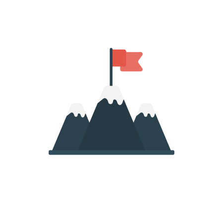 goal icon for website design and desktop envelopment, development. Premium pack.のイラスト素材