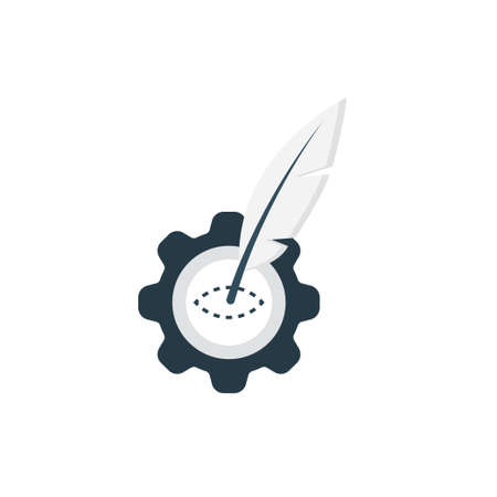 gear icon for website design and desktop envelopment, development. Premium pack.のイラスト素材