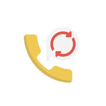 redial のイラスト素材