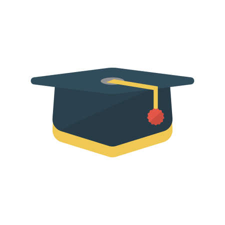 graduation icon for website design and desktop envelopment, development. Premium pack.のイラスト素材