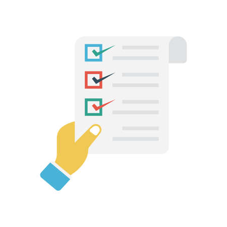 quiz icon for website design and desktop envelopment, development. Premium pack.のイラスト素材