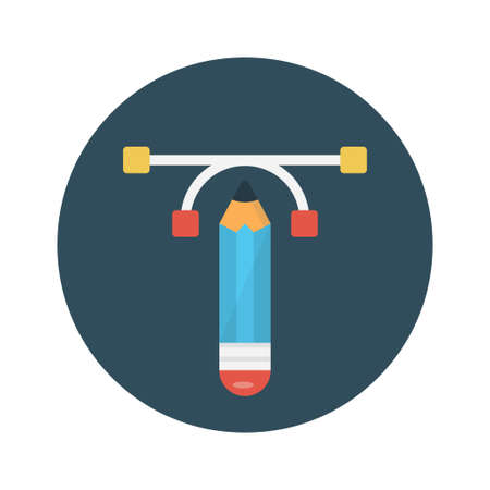 bezier icon for website design and desktop envelopment, development. Premium pack.のイラスト素材