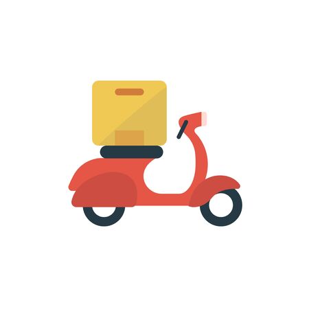 scooter deliveryのイラスト素材