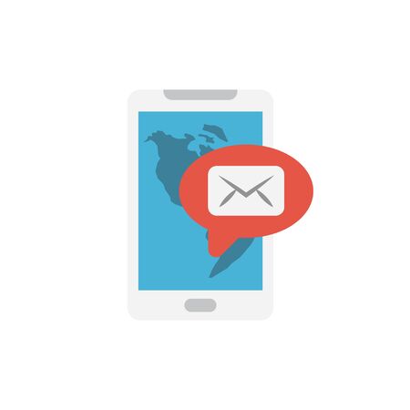 inbox chatのイラスト素材