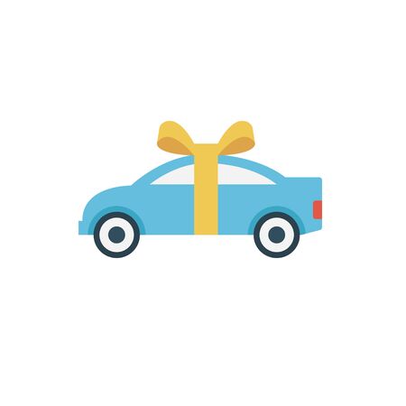 car gift vector illustrationのイラスト素材