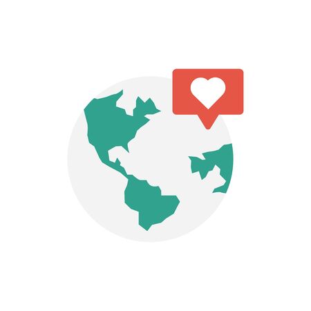 earth vector illustrationのイラスト素材