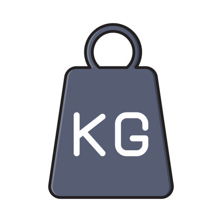 weight icon for website design and desktop envelopment, development. Premium pack.のイラスト素材