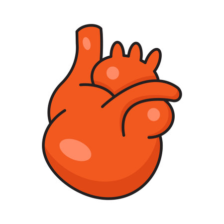 cardiology icon for website design and desktop envelopment, development. Premium pack.のイラスト素材